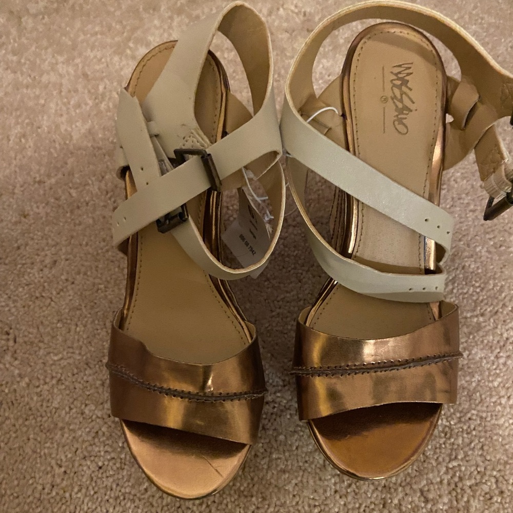 Mossimo Wedge Sandals NWT